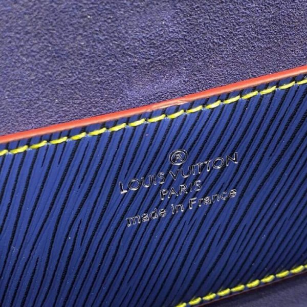 Replica LV Epi Leather Twist MM Navy Blue/Red Bag - Image 14