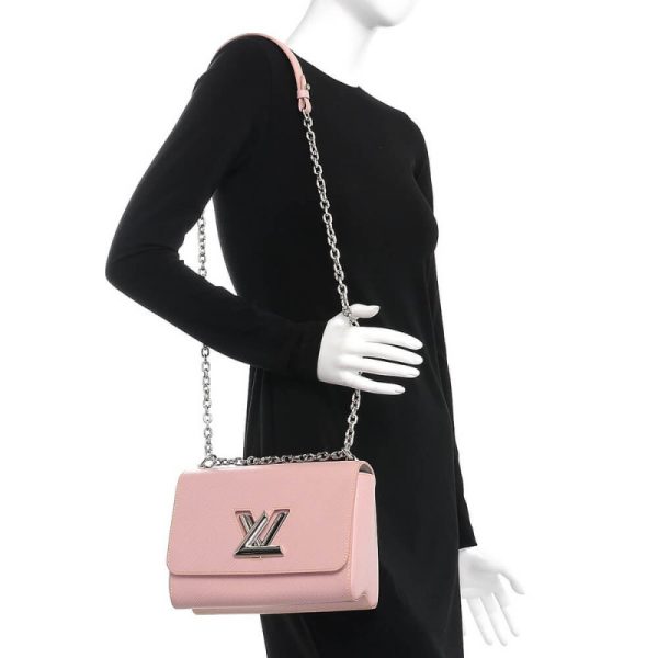 Louis Vuitton Epi Leather Twist MM Rose Ballerine Replica - Image 2