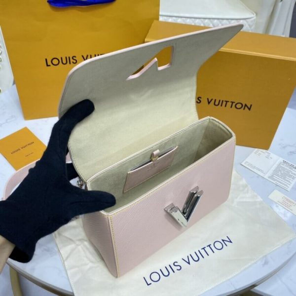 Louis Vuitton Epi Leather Twist MM Rose Ballerine Replica - Image 15