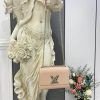 Best Replicas Bags - Louis Vuitton Epi Leather Twist MM Rose Ballerine Replica Shop For Best Louis Vuitton LV Replica Bags With Cheap Price