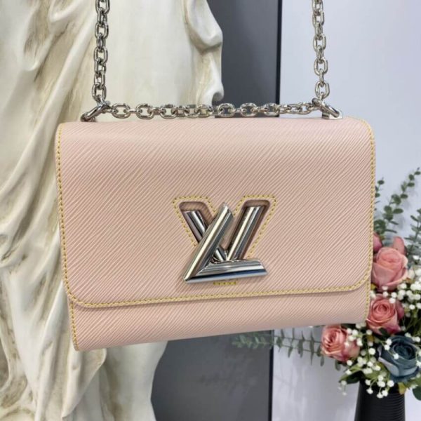 Louis Vuitton Epi Leather Twist MM Rose Ballerine Replica - Image 4