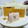 Best Replicas Bags - Louis Vuitton Epi Leather Twist MM Rose Ballerine Replica Shop For Best Louis Vuitton LV Replica Bags With Cheap Price