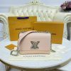 Best Replicas Bags - Louis Vuitton Epi Leather Twist MM Rose Ballerine Replica Shop For Best Louis Vuitton LV Replica Bags With Cheap Price