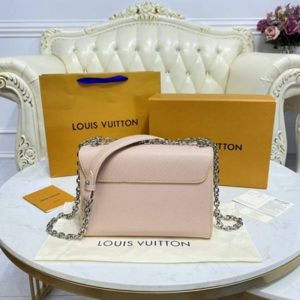 Louis Vuitton Epi Leather Twist MM Rose Ballerine Replica - Image 7
