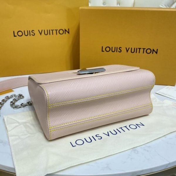 Louis Vuitton Epi Leather Twist MM Rose Ballerine Replica - Image 8