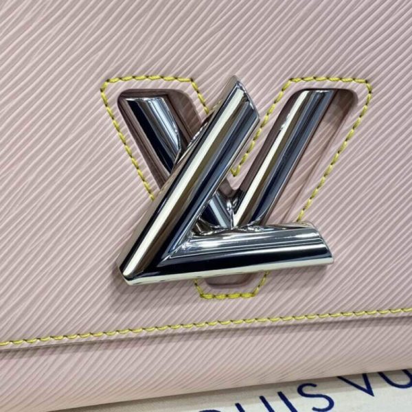 Louis Vuitton Epi Leather Twist MM Rose Ballerine Replica - Image 10