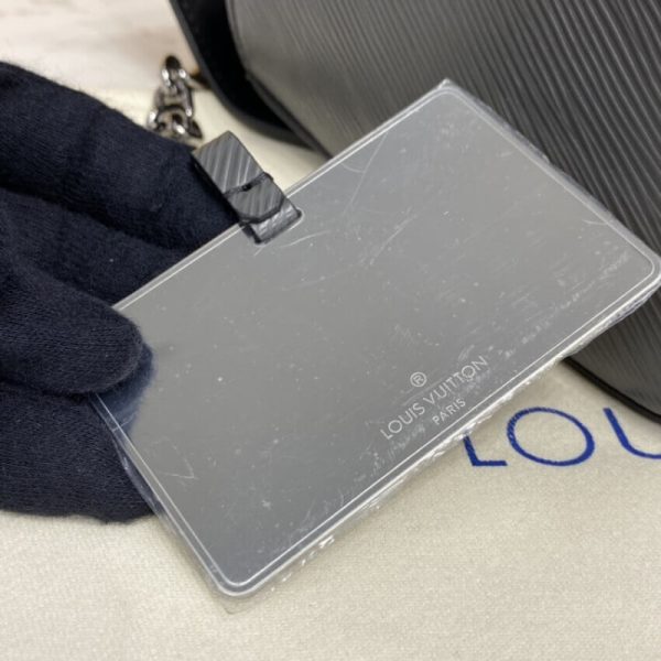 Replica LV Epi Leather Twist MM M56530 Grey Bag - Image 17