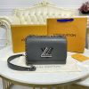 Best Replicas Bags - Replica LV Epi Leather Twist MM M56530 Grey Bag Shop For Best Louis Vuitton LV Replica Bags With Cheap Price