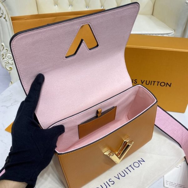 Louis Vuitton Epi Leather Twist MM M59026 Gold Cipango Replica - Image 14