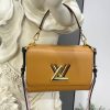 Best Replicas Bags - Louis Vuitton Epi Leather Twist MM M59026 Gold Cipango Replica Shop For Best Louis Vuitton LV Replica Bags With Cheap Price
