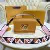 Best Replicas Bags - Louis Vuitton Epi Leather Twist MM M59026 Gold Cipango Replica Shop For Best Louis Vuitton LV Replica Bags With Cheap Price