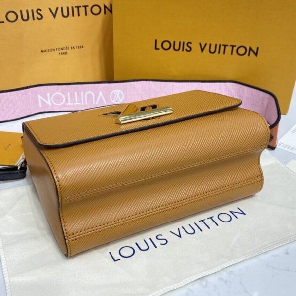 Louis Vuitton Epi Leather Twist MM M59026 Gold Cipango Replica - Image 7