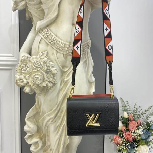 Replica LV Epi Leather Twist MM M59027 Black Bag - Image 2