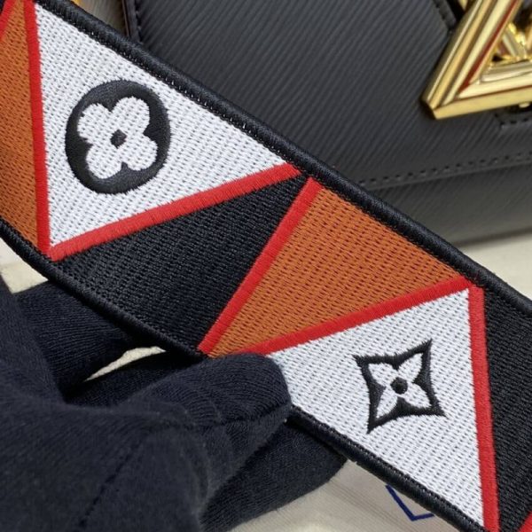 Replica LV Epi Leather Twist MM M59027 Black Bag - Image 12