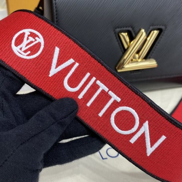 Replica LV Epi Leather Twist MM M59027 Black Bag - Image 13