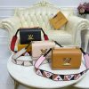 Best Replicas Bags - Replica LV Epi Leather Twist MM M59027 Black Bag Shop For Best Louis Vuitton LV Replica Bags With Cheap Price