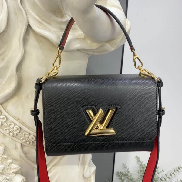 Replica LV Epi Leather Twist MM M59027 Black Bag - Image 3
