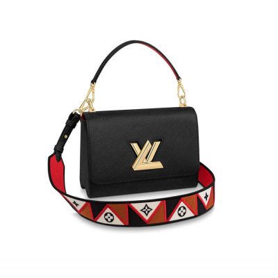 Replica LV Epi Leather Twist MM M59027 Black Bag