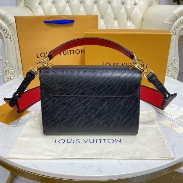 Replica LV Epi Leather Twist MM M59027 Black Bag - Image 6