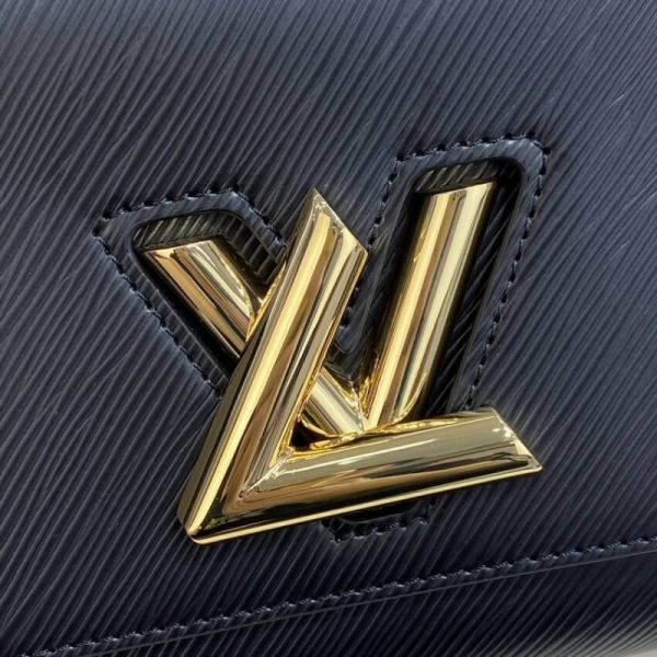 Replica LV Epi Leather Twist MM M59027 Black Bag - Image 9