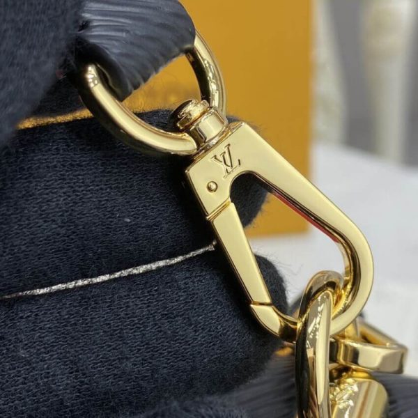 Replica LV Epi Leather Twist MM M59027 Black Bag - Image 10