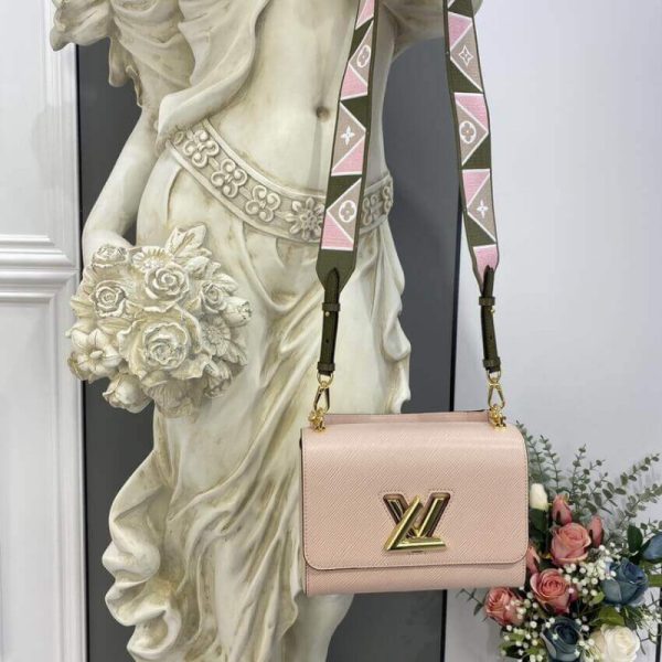 Pink Louis Vuitton Epi Leather Twist MM Replica Bag - Image 2