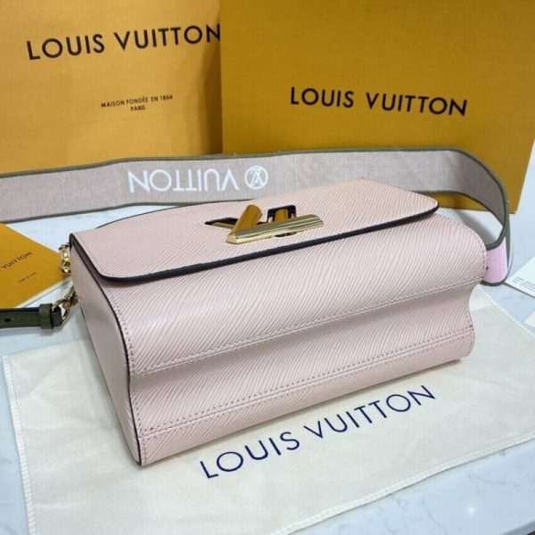 Pink Louis Vuitton Epi Leather Twist MM Replica Bag - Image 7
