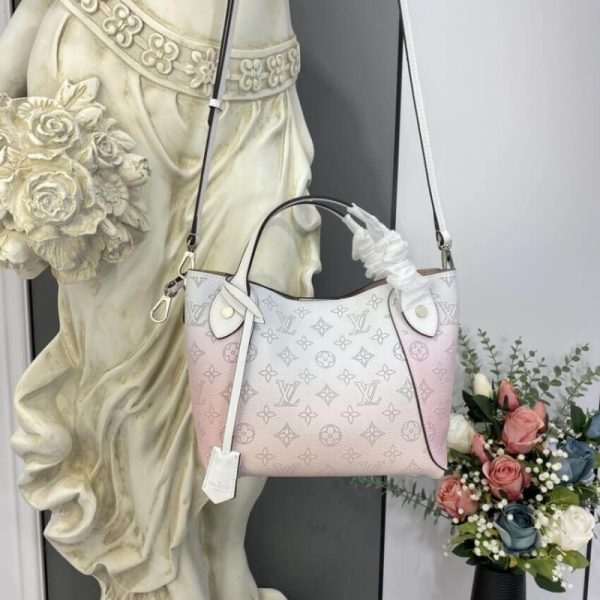 Louis Vuitton Hina PM Pink Mahina Leather Handbag Replica - Image 2