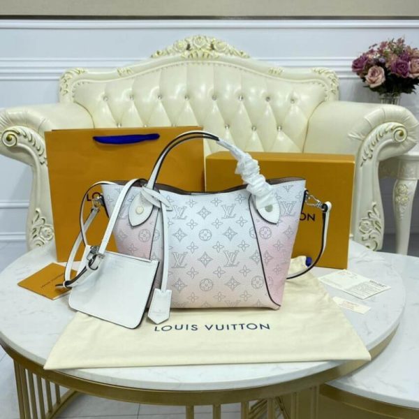 Louis Vuitton Hina PM Pink Mahina Leather Handbag Replica - Image 4