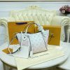 Best Replicas Bags - Louis Vuitton Hina PM Pink Mahina Leather Handbag Replica Shop For Best Louis Vuitton LV Replica Bags With Cheap Price
