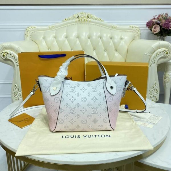 Louis Vuitton Hina PM Pink Mahina Leather Handbag Replica - Image 6