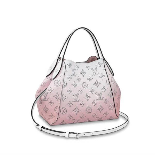 Louis Vuitton Hina PM Pink Mahina Leather Handbag Replica