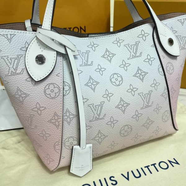 Louis Vuitton Hina PM Pink Mahina Leather Handbag Replica - Image 8