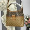 Best Replicas Bags - Replica Louis Vuitton Dauphine Hobo MM M45195 Bag Shop For Best Louis Vuitton LV Replica Bags With Cheap Price