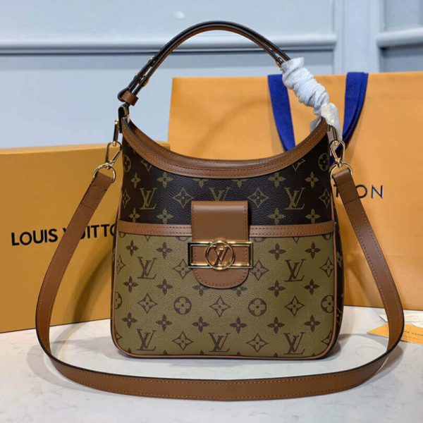 Louis Vuitton Dauphine PM Hobo Bag Replica M45194 - Image 3