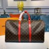 Best Replicas Bags - Replica LV Keepall Bandouliere 50 – Classic Travel Companion M44740 Shop For Best Louis Vuitton LV Replica Bags With Cheap Price