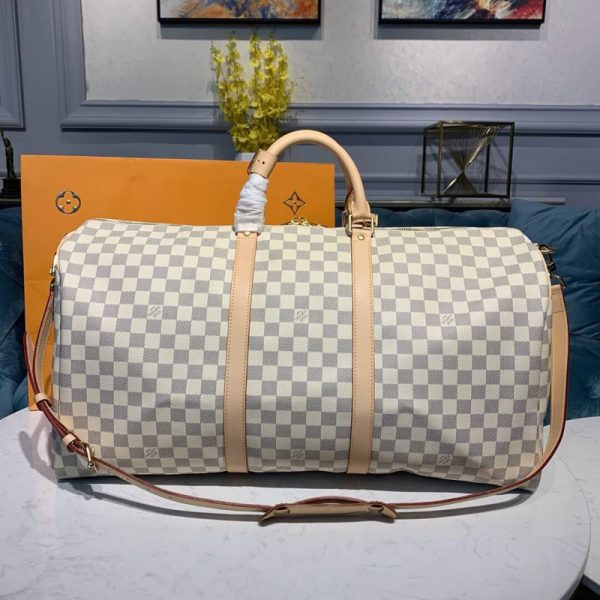 Replica LV Keepall Bandouliere 55 N41429 Travel Bag - Image 4