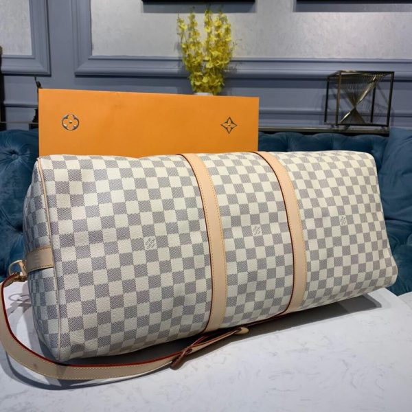 Replica LV Keepall Bandouliere 55 N41429 Travel Bag - Image 7
