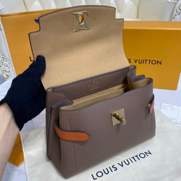 Replica LV Lockme Ever Bb in Smokey-Quartz-Caramel - Image 15