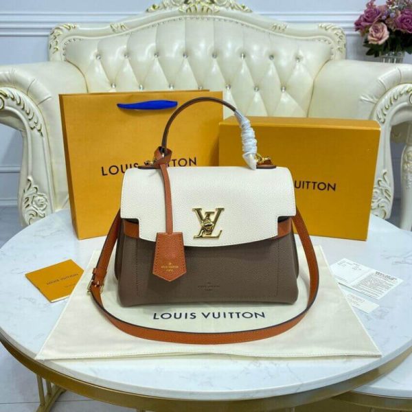 Replica LV Lockme Ever Bb in Smokey-Quartz-Caramel - Image 4