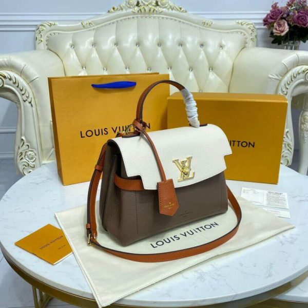Replica LV Lockme Ever Bb in Smokey-Quartz-Caramel - Image 5