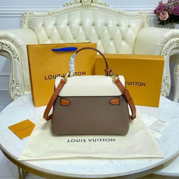 Replica LV Lockme Ever Bb in Smokey-Quartz-Caramel - Image 6
