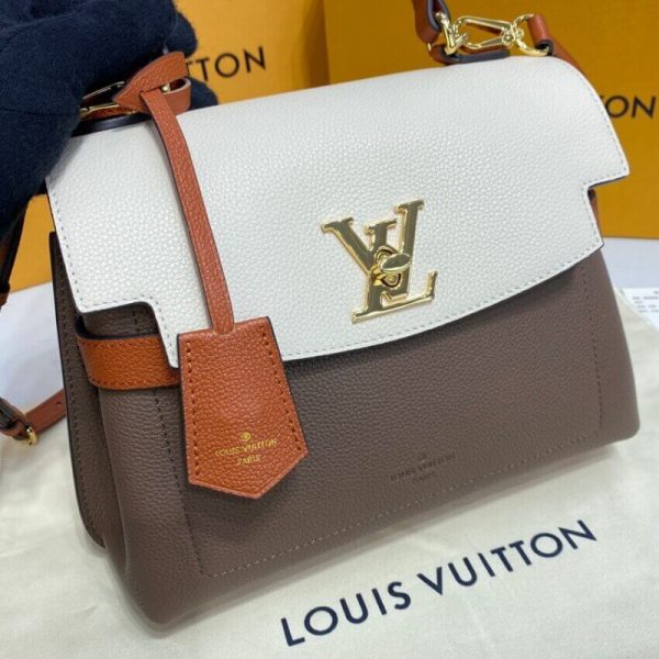 Replica LV Lockme Ever Bb in Smokey-Quartz-Caramel - Image 8