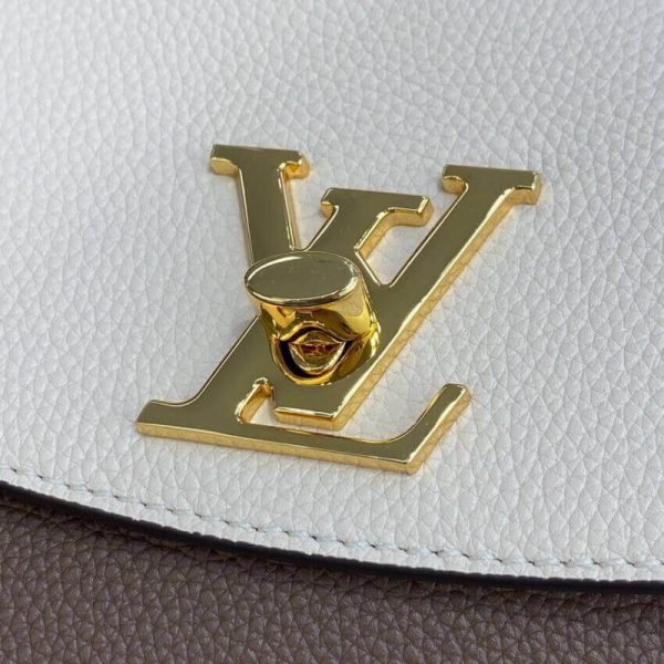 Replica LV Lockme Ever Bb in Smokey-Quartz-Caramel - Image 10