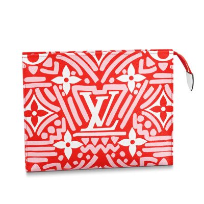 Replica LV Crafty Toiletry Pouch 26 in Red M45476