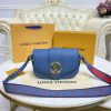 Best Replicas Bags - Replica LV Pont 9 Soft MM Blue M58967 Handbag Shop For Best Louis Vuitton LV Replica Bags With Cheap Price