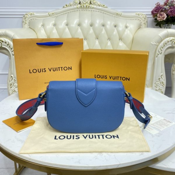 Replica LV Pont 9 Soft MM Blue M58967 Handbag - Image 3
