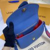 Best Replicas Bags - Replica LV Pont 9 Soft MM Blue M58967 Handbag Shop For Best Louis Vuitton LV Replica Bags With Cheap Price