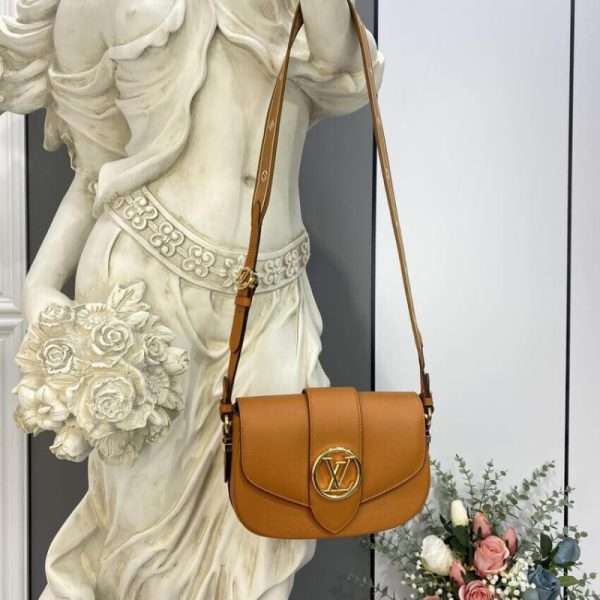 Replica LV Pont 9 Soft MM Sienne Dorée Handbag M58968 - Image 3