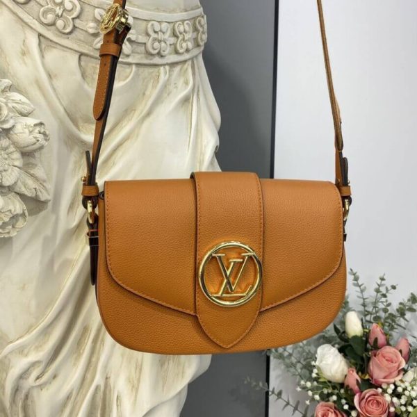Replica LV Pont 9 Soft MM Sienne Dorée Handbag M58968 - Image 4